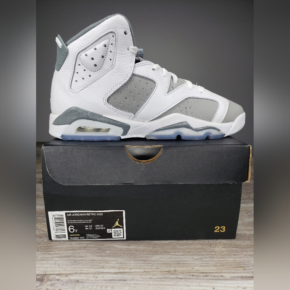 Brand New Jordan Retro 6 White and Gray